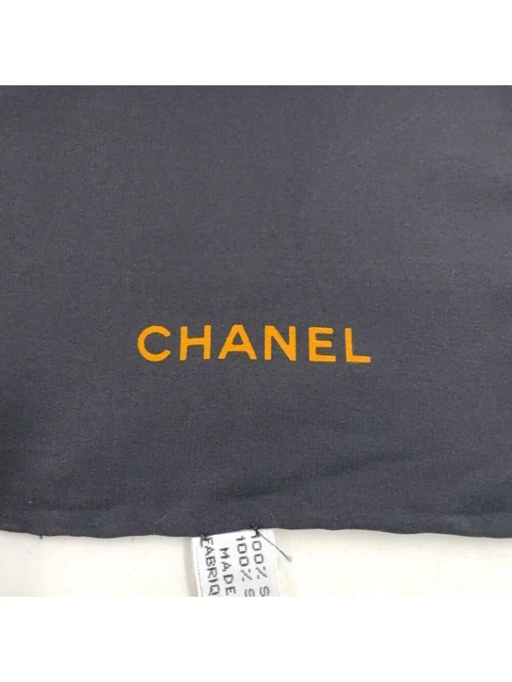 Chanel Globe Gem Pattern Large Silk Yellow Black Red Scarf